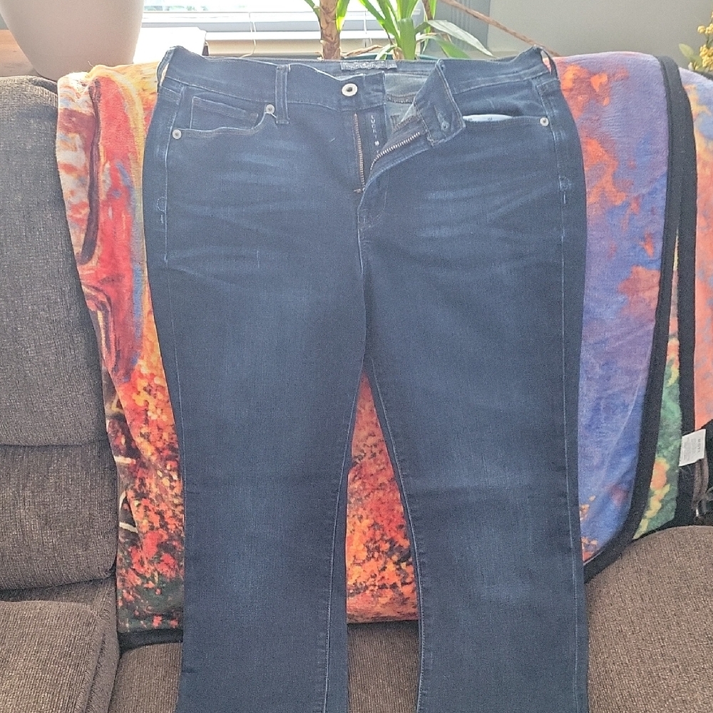 Lucky Brand Dark Blue Straight Leg Jeans
